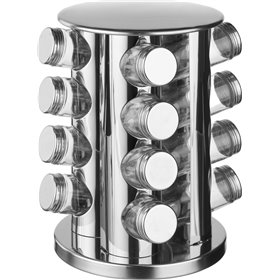 Θήκη Μπαχαρικών σε Περιστρεφόμενη Βάση 17τμχ Θήκη Μπαχαρικών σε Περιστρεφόμενη Βάση 17τμχ