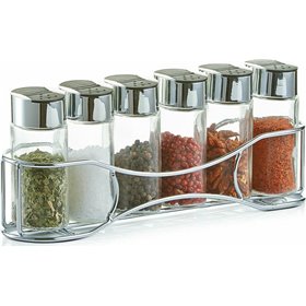 Θήκη Μπαχαρικών σε Βάση 6τμχ Θήκη Μπαχαρικών σε Βάση 6τμχ