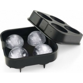Novatex Παγοθήκη Σφαίρα από Σιλικόνη 4 Θέσεων με Καπάκι Μαύρη 04-182 Novatex Παγοθήκη Σφαίρα από Σιλικόνη 4 Θέσεων με Καπάκι Μαύρη 04-182