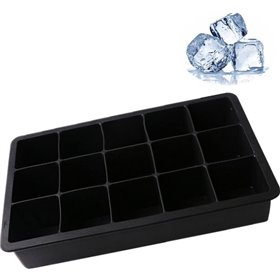 Παγοθήκη Κύβος από Σιλικόνη 15 Θέσεων Μαύρη 1000-42300074 Παγοθήκη Κύβος από Σιλικόνη 15 Θέσεων Μαύρη 1000-42300074