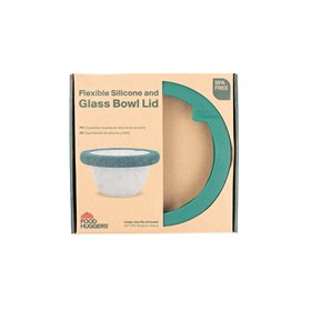 Food Huggers Καπάκι σιλικόνης και γυαλιού Large Lid Gradual Green Food Huggers Καπάκι σιλικόνης και γυαλιού Large Lid Gradual Green