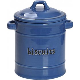 Espiel Μπισκοτιέρα Μπλε Κεραμική 17x13.5x19cm Espiel Μπισκοτιέρα Μπλε Κεραμική 17x13.5x19cm
