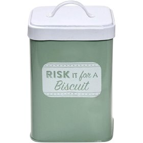 Espiel Μπισκοτιέρα Πράσινη Μεταλλική 13.5x13.5x18.5cm Espiel Μπισκοτιέρα Πράσινη Μεταλλική 13.5x13.5x18.5cm