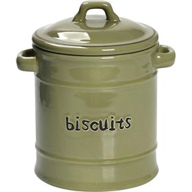 Espiel Μπισκοτιέρα Πράσινη Κεραμική 17x13.5x19cm Espiel Μπισκοτιέρα Πράσινη Κεραμική 17x13.5x19cm