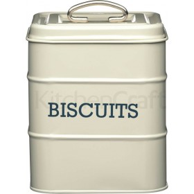 Kitchen Craft Living Nostalgia Μπισκοτιέρα Μπεζ Μεταλλική 14.5x14.5x19cm Kitchen Craft Living Nostalgia Μπισκοτιέρα Μπεζ Μεταλλική 14.5x14.5x19cm