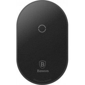 Baseus Microfiber Δέκτης Φόρτισης Qi με Lightning Adapter σε Μαύρο χρώμα Baseus Microfiber Δέκτης Φόρτισης Qi με Lightning Adapter σε Μαύρο χρώμα