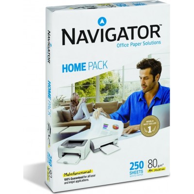 Navigator Home Pack Χαρτί Εκτύπωσης A4 80gr/m² 250 φύλλα