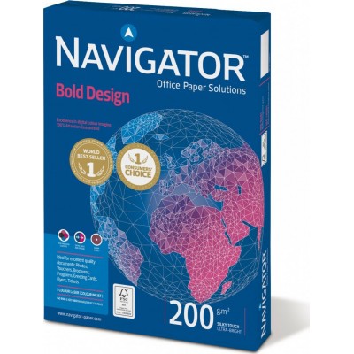 Navigator Bold Design Χαρτί Εκτύπωσης A4 200gr/m² 150 φύλλα