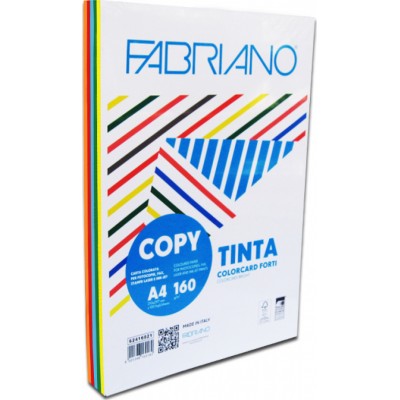 Fabriano Copy Tinta Colorcard Bright 160gr/m² A4 100 φύλλα