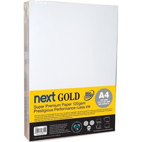 Next Gold Χαρτί Εκτύπωσης A4 120gr/m² 500 φύλλα Next Gold Χαρτί Εκτύπωσης A4 120gr/m² 500 φύλλα