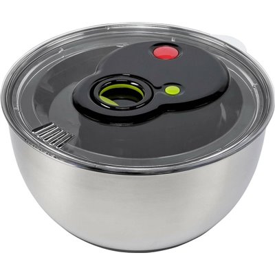 Emsa Salad Spinner Σουρωτήρι Λαχανικών από Ανοξείδωτο Ατσάλι 27.8x26.5cm