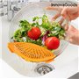 InnovaGoods Pastrainer Σουρωτήρι Κατσαρόλας Πλαστικό Πορτοκαλί 22x22cm