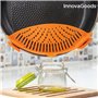 InnovaGoods Pastrainer Σουρωτήρι Κατσαρόλας Πλαστικό Πορτοκαλί 22x22cm