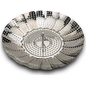 Nava Σουρωτήρι Κατσαρόλας από Ανοξείδωτο Ατσάλι 28x28cm