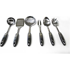 Homeplus Σετ Ανοξείδωτων Εργαλείων Μαγειρικής με Κουτάλες 6τμχΚωδικός: 01.06.0054  Homeplus Σετ Ανοξείδωτων Εργαλείων Μαγειρικής με Κουτάλες 6τμχΚωδικός: 01.06.0054
