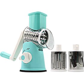 Q-C44 Χειροκίνητος Τρίφτης Τυριού Μπλε 26x12.7x24cm