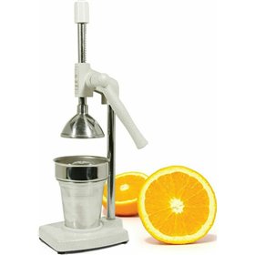 Gruppe 1702 Πρέσα Ροδιού / Πορτοκαλιού από Ανοξείδωτο Ατσάλι σε Λευκό Χρώμα Gruppe 1702 Πρέσα Ροδιού / Πορτοκαλιού από Ανοξείδωτο Ατσάλι σε Λευκό Χρώμα