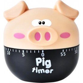 Αναλογικό Χρονόμετρο Κουζίνας Γουρουνάκι ΜπεζΚωδικός: 05001PGT50BZ 