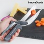 InnovaGoods Ψαλίδι για Κοπή Σαλάτας από Ανοξείδωτο Ατσάλι 25cm Μαύρο