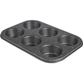 Estia Φόρμα Ζαχαροπλαστικής για Cupcakes/Muffins από Αλουμίνιο 6 Θέσεων 26.5x18.7x3εκ. Estia Φόρμα Ζαχαροπλαστικής για Cupcakes/Muffins από Αλουμίνιο 6 Θέσεων 26.5x18.7x3εκ.