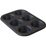Estia Φόρμα Ζαχαροπλαστικής για Cupcakes/Muffins από Αλουμίνιο 6 Θέσεων 26.5x18.7x3εκ.