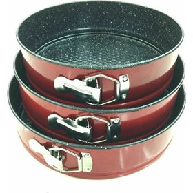 Elekom Φόρμα Ζαχαροπλαστικής για Κέικ Στρογγυλή από Αλουμίνιο με Αποσπώμενη Βάση 3τμχ Elekom Φόρμα Ζαχαροπλαστικής για Κέικ Στρογγυλή από Αλουμίνιο με Αποσπώμενη Βάση 3τμχ