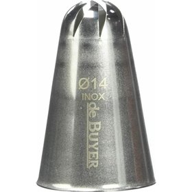 De Buyer Rose Flower Μύτη για Κορνέ Ζαχαροπλαστικής από Μέταλλο 25.00599 De Buyer Rose Flower Μύτη για Κορνέ Ζαχαροπλαστικής από Μέταλλο 25.00599