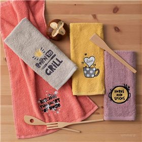 Palamaiki Kitchen Collection Πετσέτα Κουζίνας από 100% Βαμβάκι 40x60cm 4τμχ