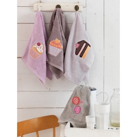 Palamaiki Cakes Πετσέτα Κουζίνας από 100% Βαμβάκι 40x60cm 4τμχ