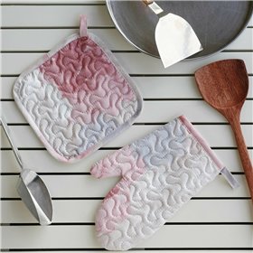 Melinen Valencia Σετ Γάντι &amp Πιάστρα Κουζίνας Υφασμάτινο 2τμχ