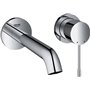 Grohe Essence 19408001 Σετ Μίκτης &amp Στόμιο Εντοιχισμού Νιπτήρα 1 Εξόδου Chrome