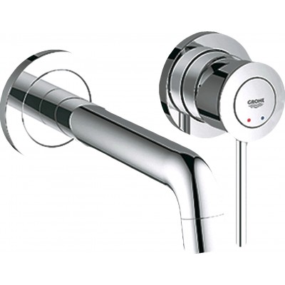 Grohe Bauclassic 20292000 Σετ Μίκτης &amp Στόμιο Εντοιχισμού Νιπτήρα 1 Εξόδου Chrome