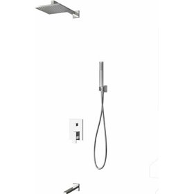 "Karag Delos CFT205-CR Σετ Μίκτης Karag Delos CFT205-CR Σετ Μίκτης, Στόμιο & Τηλέφωνο Εντοιχισμού Ντουζιέρας 3 Εξόδων Chrome