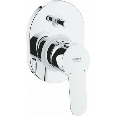 Grohe Bauedge 29039000 Μίκτης Μπαταρίας Εντοιχισμού Μπανιέρας 2 Εξόδων Chrome