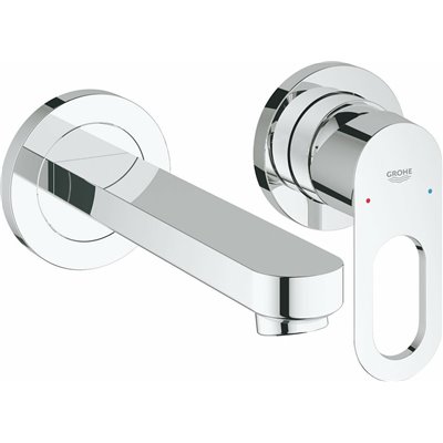 Grohe Bauloop 20289000 Σετ Μίκτης &amp Στόμιο Εντοιχισμού Νιπτήρα 1 Εξόδου Ασημί