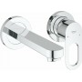 Grohe Bauloop 20289000 Σετ Μίκτης &amp Στόμιο Εντοιχισμού Νιπτήρα 1 Εξόδου Ασημί