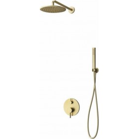 "Karag Artemis SO510-OR Σετ Μίκτης Karag Artemis SO510-OR Σετ Μίκτης, Τηλέφωνο & Κεφαλή Ντουζ Εντοιχισμού Ντουζιέρας 2 Εξόδων Inox Χρυσό