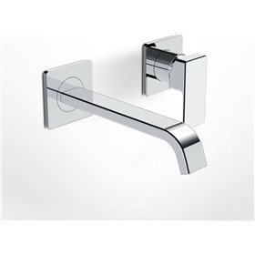 La Torre Profili Plus 46200-100 Σετ Μίκτης &amp Στόμιο Εντοιχισμού Νιπτήρα 1 Εξόδου Chrome