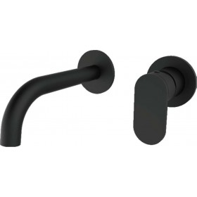 Armando Vicario Slim 500045-400 Σετ Μίκτης & Στόμιο Εντοιχισμού Νιπτήρα 1 Εξόδου Black Matt Armando Vicario Slim 500045-400 Σετ Μίκτης & Στόμιο Εντοιχισμού Νιπτήρα 1 Εξόδου Black Matt