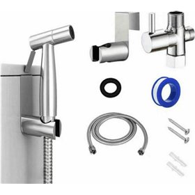 Gloria Spray 13-3710 Σετ Μπιντέ Ασημί