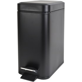 Estia Slim Inox Καλαθάκι Μπάνιου 5lt Black Matt Estia Slim Inox Καλαθάκι Μπάνιου 5lt Black Matt
