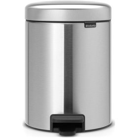 Brabantia 1126/45 Inox Καλαθάκι Μπάνιου 5lt Ασημί Brabantia 1126/45 Inox Καλαθάκι Μπάνιου 5lt Ασημί