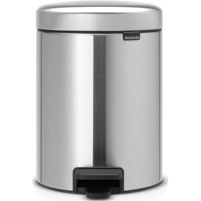 Brabantia 1126/45 Inox Καλαθάκι Μπάνιου 5lt Ασημί