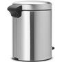 Brabantia 1126/45 Inox Καλαθάκι Μπάνιου 5lt Ασημί