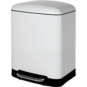 Estia 02-3722 Inox Καλαθάκι Μπάνιου 6lt Λευκό Estia 02-3722 Inox Καλαθάκι Μπάνιου 6lt Λευκό