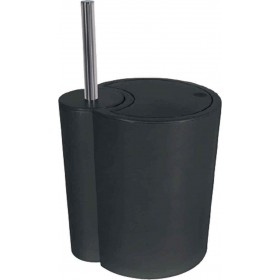 Dimitracas Sun & Moon Πλαστικό Σετ Πιγκάλ και Καλαθάκι Μπάνιου 5.5lt Μαύρο Dimitracas Sun & Moon Πλαστικό Σετ Πιγκάλ και Καλαθάκι Μπάνιου 5.5lt Μαύρο