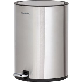 Sealskin Industrial Inox Καλαθάκι Μπάνιου 3lt Ασημί