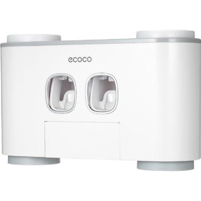 Ecoco E1802 Θήκη για Οδοντόβουρτσες Επιτραπέζια Πλαστική Λευκή