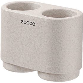Ecoco E1902 Ποτηροθήκη Επιτοίχια Πλαστική Μπεζ