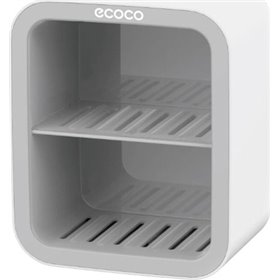 Ecoco E1912 Σαπουνοθήκη Επιτοίχια Πλαστική Λευκή